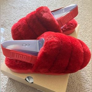 UGG Super Fluff Slippers Size 8